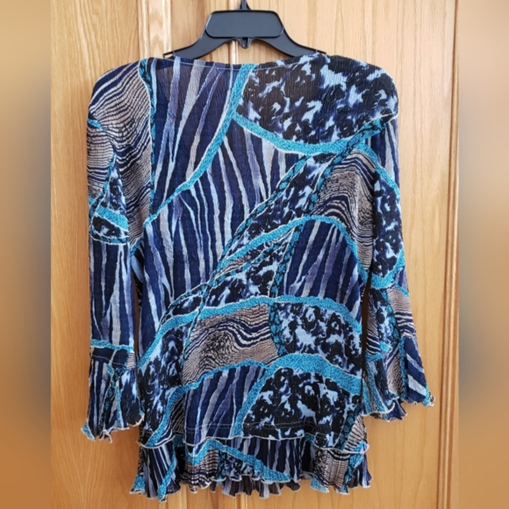 Alberto Makali V neck blouse Large - Picture 4 of 8
